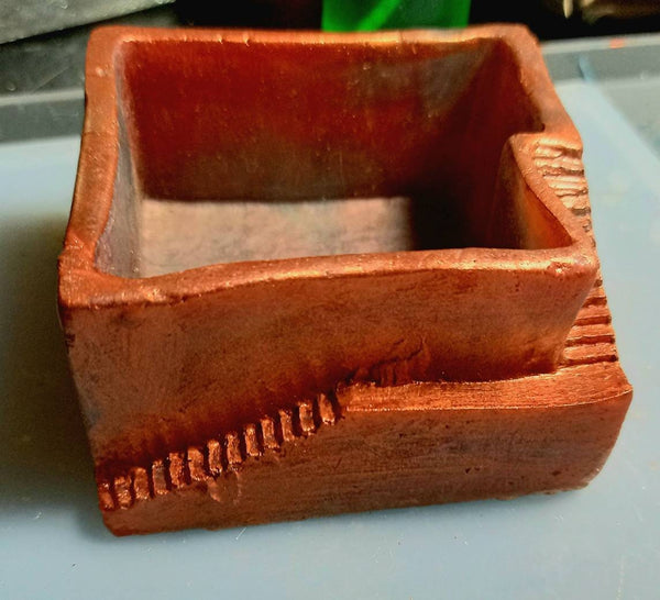 RusticCopper Zen Stairway keepsake/jewelry pot Planter|Succulent Cactus Pot|Home Decor|Housewarming|Mother Day|BirthdayGraduation/retirement