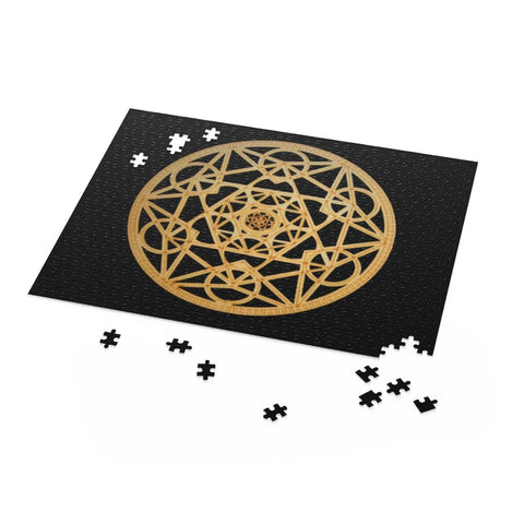 Gold-black metatron cube Puzzle,sacred geometry shape,Gift for housewarming/Birthday/Mother&#39;s day/easter/graduation/anniversary/retirement