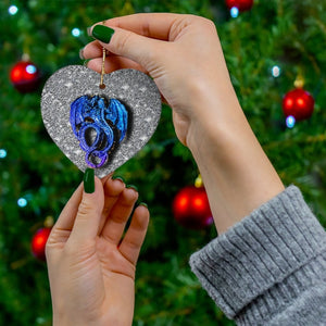 3D Ceramic Lucky Dragon Heart/Round/Star/Snowf,Gift for Graduation/Christmas/Birthday/New Year/Valentine/ThanXgiving/Housewarming/GOT Lovers