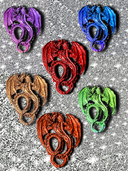Gold Ceramic Lucky Dragon Heart/Round/Star/Snowf,Gift for Grads/Christmas/Birthday/New Year/Valentine/ThanXgiving/Housewarming/GOT Lovers