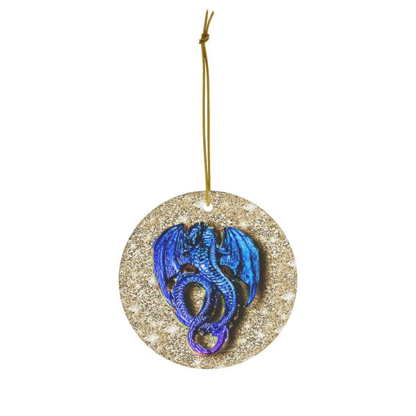 Gold Ceramic Lucky Dragon Heart/Round/Star/Snowf,Gift for Grads/Christmas/Birthday/New Year/Valentine/ThanXgiving/Housewarming/GOT Lovers