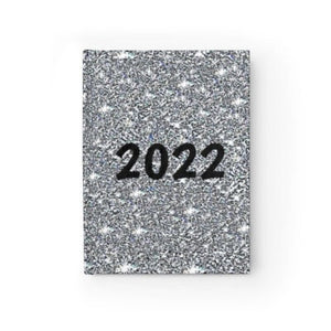 2022 Silver Sparkle Harcover Journal with ruled lines,Gift for New Year/graduation/birthday/back2school/diary/Easter/Journal/notebook