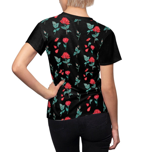 Black Red Roses Unisex t-shirts,Gift for Valentines Day/Chinese New Year,birthday/christmas/Anniversary/Mothers/Friends/2022 gifts