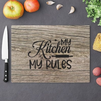 Memories Driftwood look Glass Cutting/Cheese Board,Kitchen quote,Gift for Valentine/Housewarming/Birthday/Anniversary/Graduation/Mothers Day