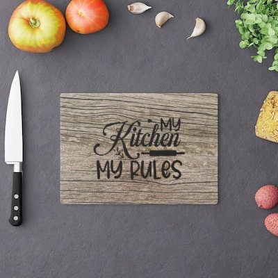 Memories Driftwood look Glass Cutting/Cheese Board,Kitchen quote,Gift for Valentine/Housewarming/Birthday/Anniversary/Graduation/Mothers Day