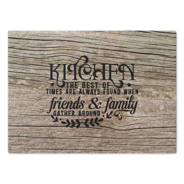 Family Driftwood look Glass Cutting/Cheese Board,Kitchen quote,Gift for Valentine/Housewarming/Birthday/Anniversary/Graduation/Mothers Day