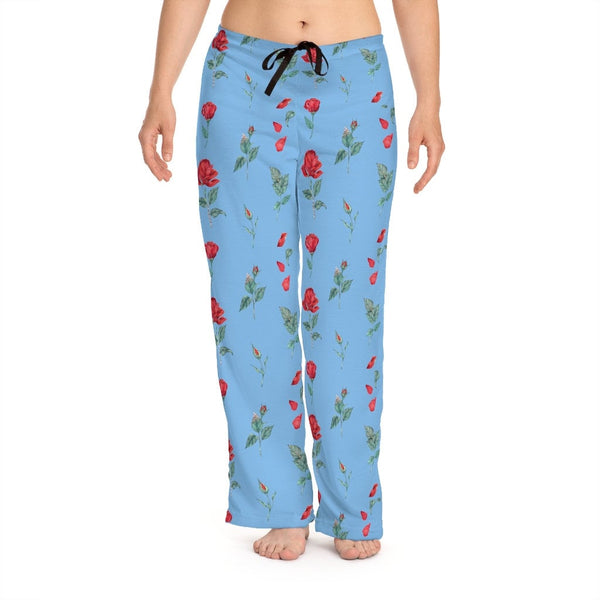 Black Red Roses Unisex Pajama Lounge Yoga Sleep Pants,Gift for Valentines/Anniversary/Christmas/Birthday/Graduation/Housewarming/Wedding/