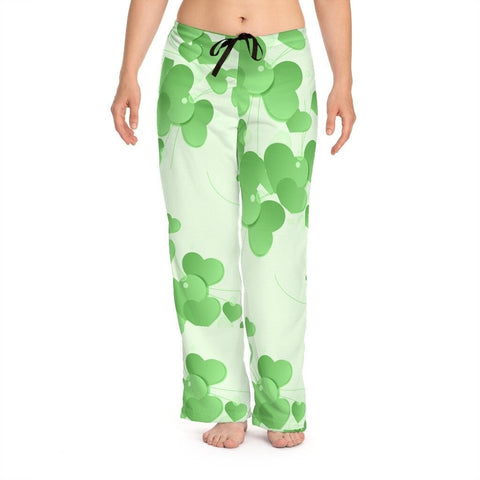 Mint Green Hearts Unisex Pajama Lounge Yoga Sleep Pants,Gift for Valentines/Anniversary/Christmas/Birthday/Graduation/Housewarming/Wedding/