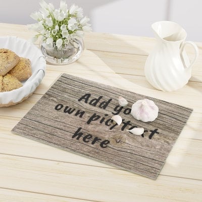Custom Driftwood look Glass Cutting/Cheese Board,Kitchen quote,Gift for Valentine/Housewarming/Birthday/Anniversary/Graduation/Mothers Day