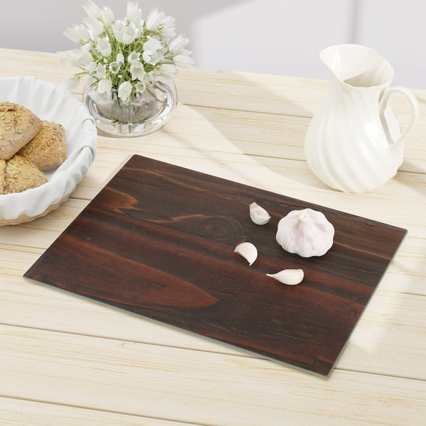 3D Oakwood Effect Glass Cutting/Cheese Board,Kitchen quote,Gift for Valentine/Housewarming/Birthday/Anniversary/Graduation/Mothers Day