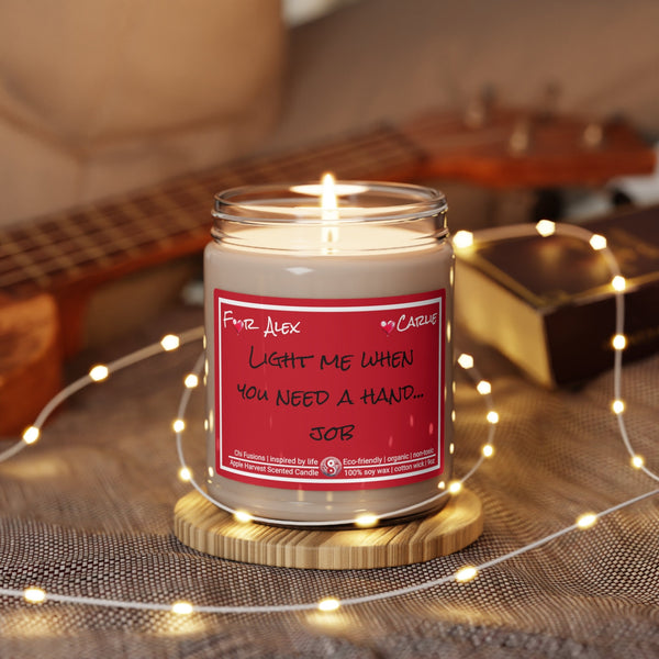 Personalized Hand Job Candle jar Funny Valentines Day gift for boyfriend girlfriend,funny handyman joke couple anniversary gift husband wife