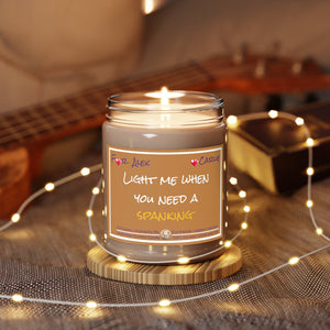Personalized Need Spanking Candle jar Naughty Valentines Day gift for boyfriend girlfriend,funny spanking joke couple anniversary gift wife