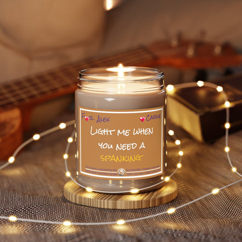Personalized Need Spanking Candle jar Naughty Valentines Day gift for boyfriend girlfriend,funny spanking joke couple anniversary gift wife